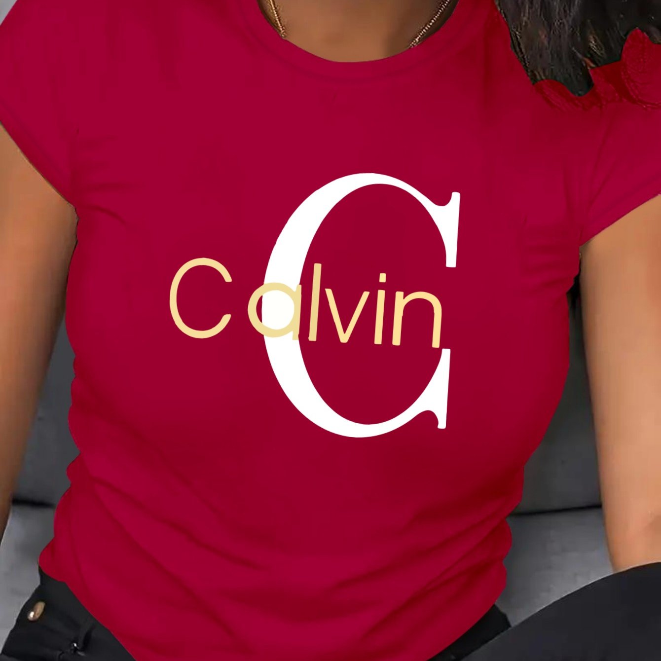 Women's Loose Fit Plus Size T-Shirt Soft Breathable Polyester Casual Top Multiple Colors