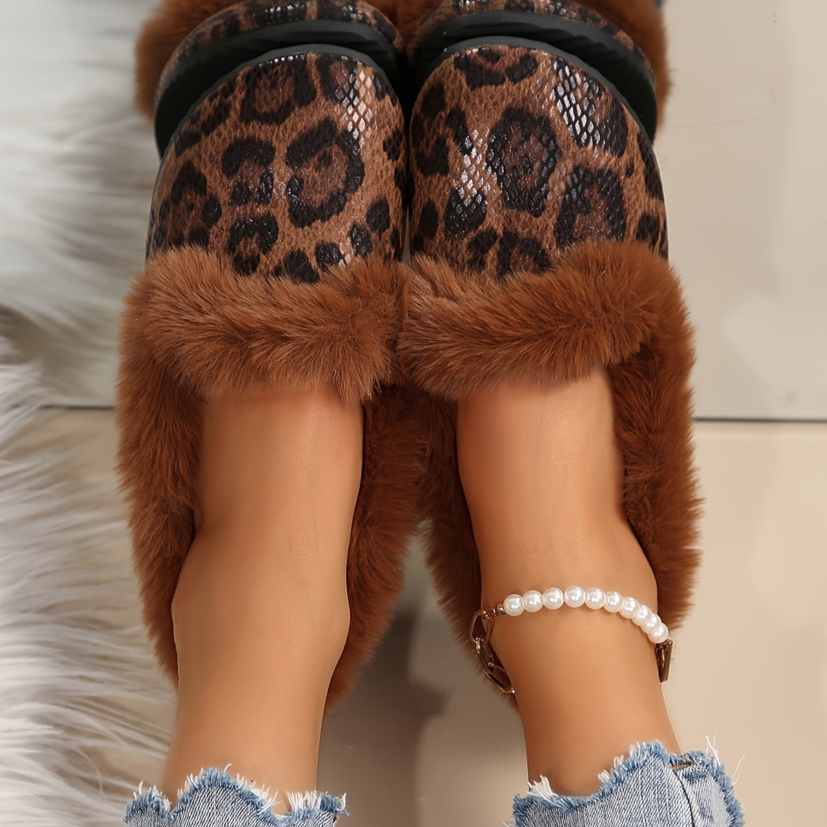 Women's Plus Size Loafers Breathable Lightweight Warm Plush Lining