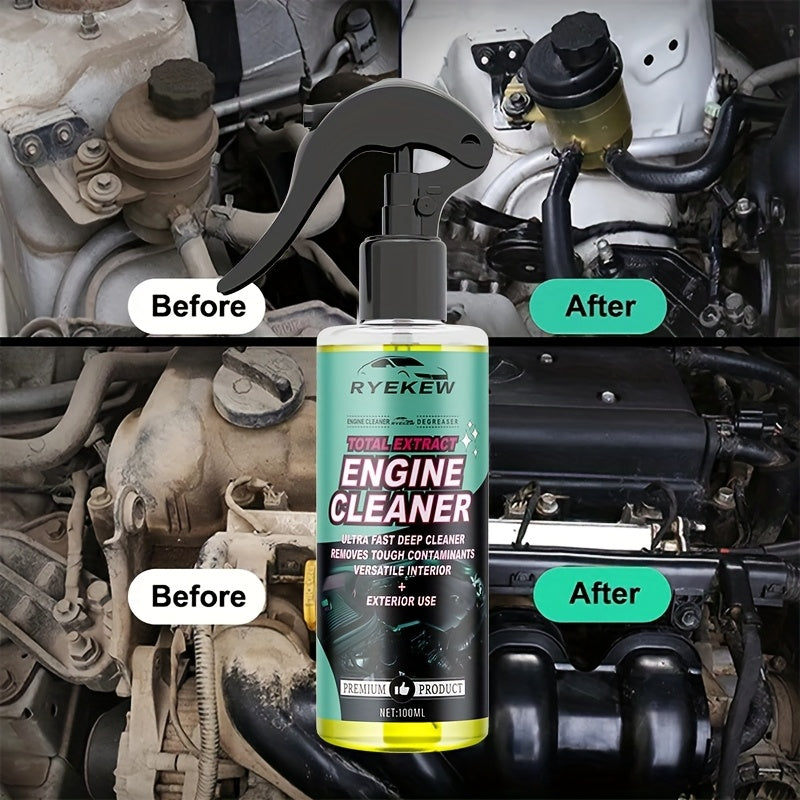 Engine Cleaner Spray for Cars 3-in-1 Discoloration Oxidation Dirt Remover