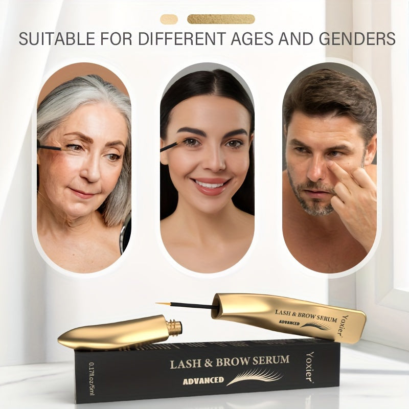 Sérum hidratante para pestañas y cejas de mujer con ingredientes naturales, para unas pestañas y cejas más llenas y largas