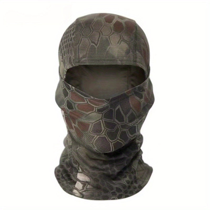 Adjustable Windproof UV Protection Hood with Balaclava Face Mask for Outdoor Use
