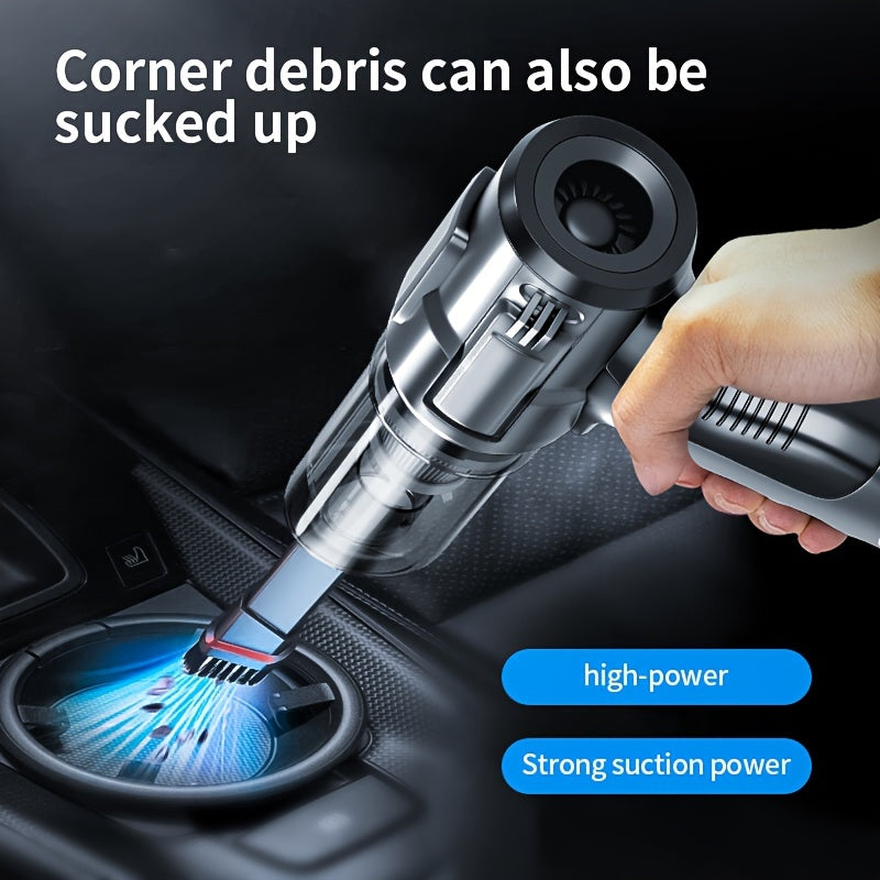 Handheld Car Vacuum Cleaner 12V Wired Mini Dust Cleaner with Powerful Suction
