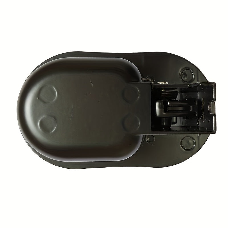 Black Metal Recliner Handle for 3mm and 6mm Cable Barrel Ends, No Wiring Needed