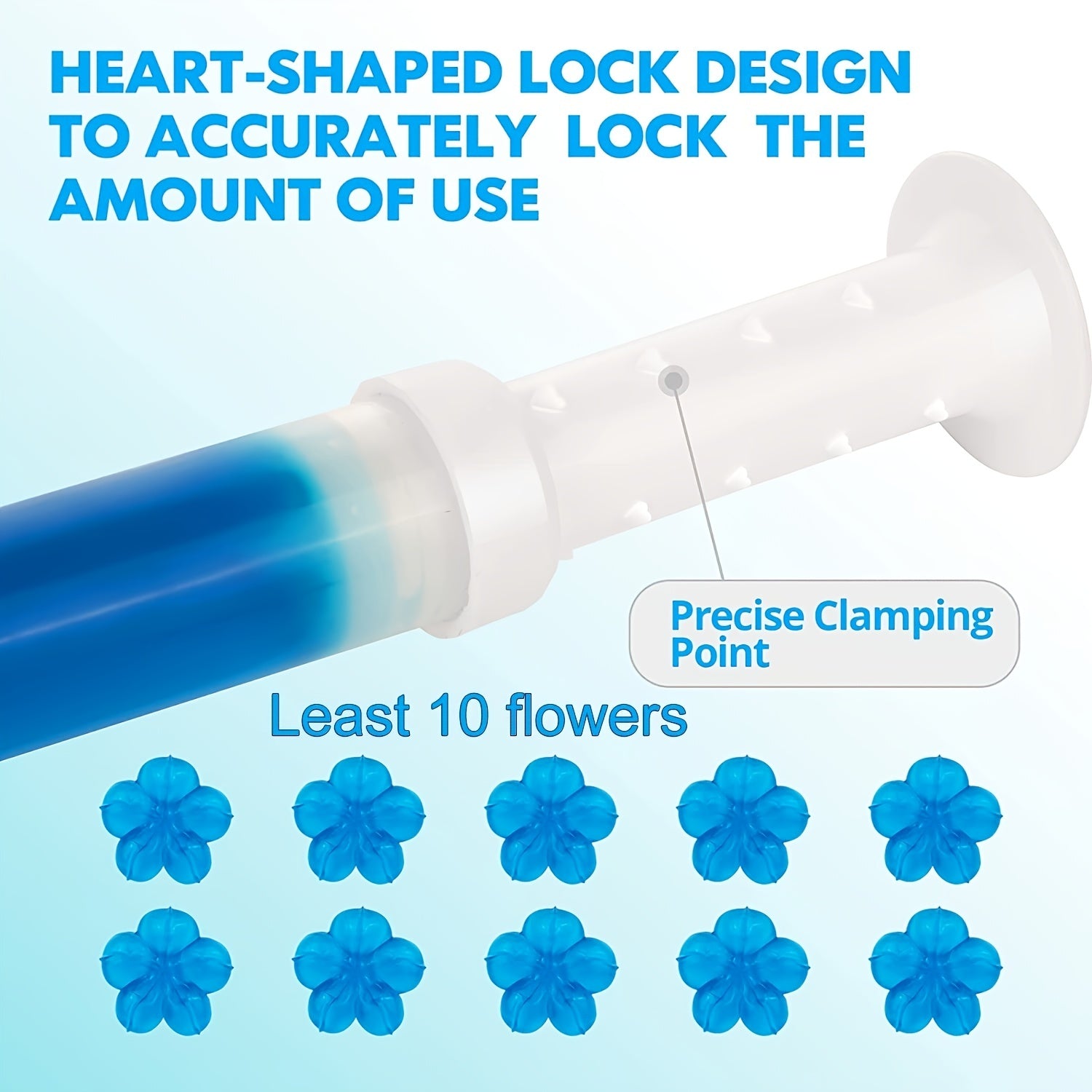 Гель для унитаза с ароматом цветов для контроля запаха в ванной