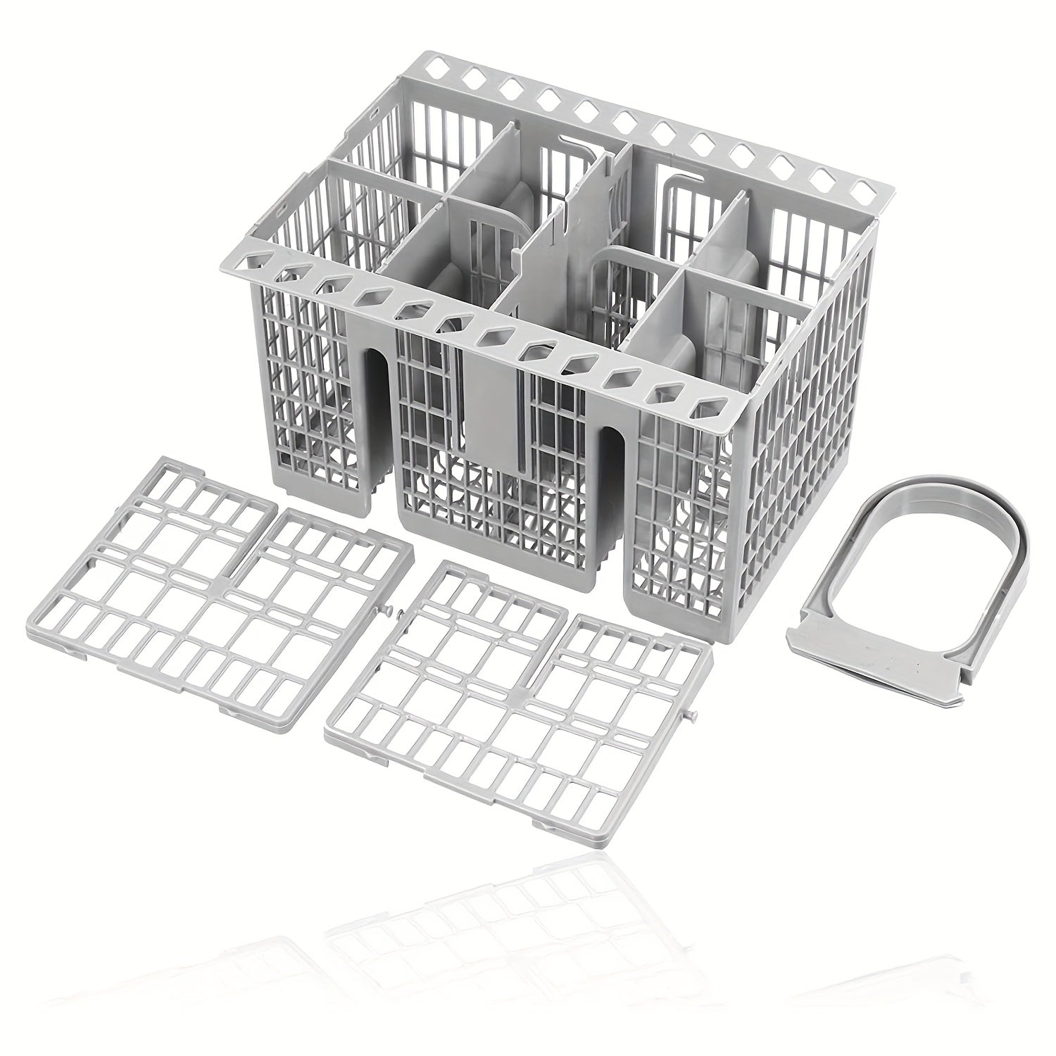 Hotpoint dishwasher uchun idish-tovoq qutisi aksessuarlari, pichoq va vilkalar saqlash ramkasi bilan mos keladi. Pichoq va vilkalar uchun universal saqlash qutisi.