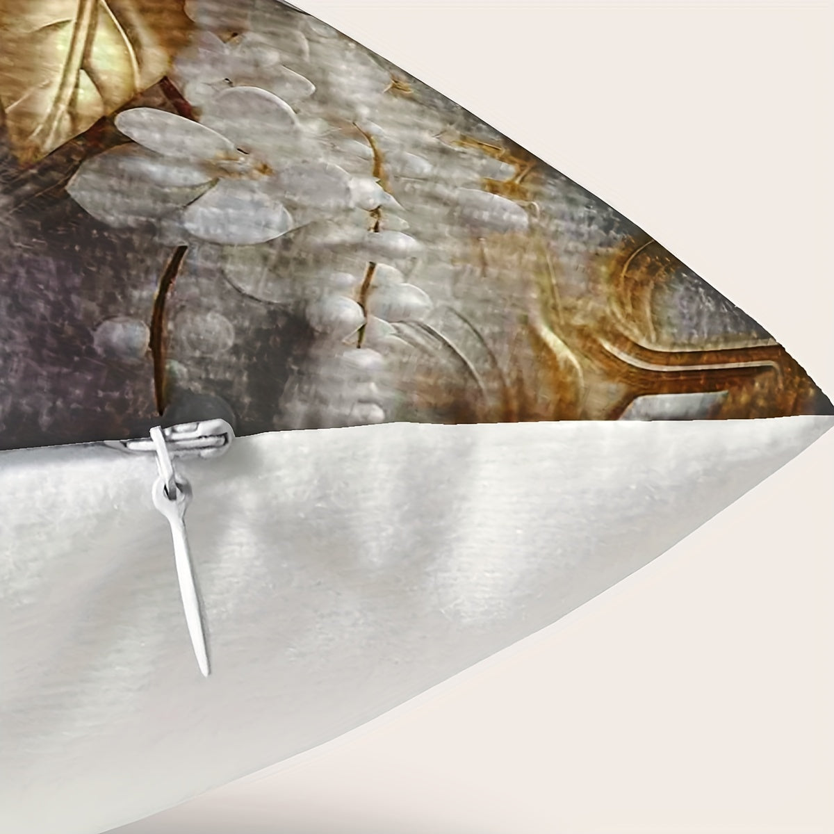 Современная подушка с 3D цветочным принтом - 18x18 дюймов для домашнего декора