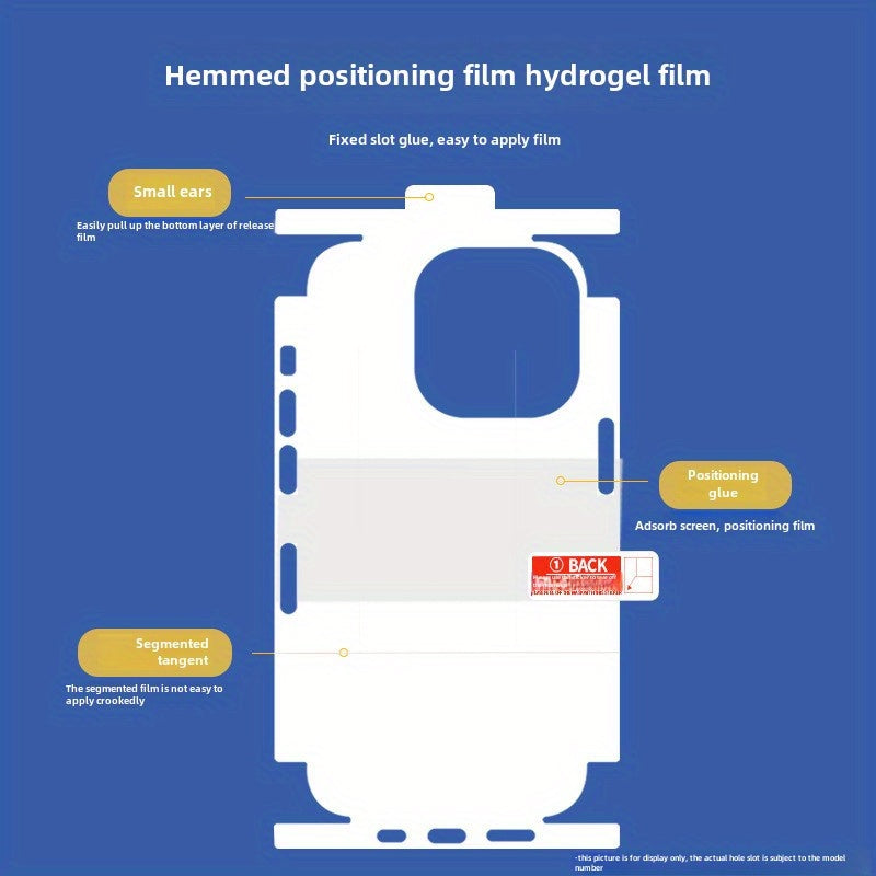 Barcha Apple telefon modellari uchun yuqori aniqlikdagi, chizishdan himoyalovchi telefon himoya filmi to'plami. iPhone 16 Pro Max uchun qirralari o'ralgan suv bilan sovutiladigan orqa film va iPhone uchun to'liq TPU yumshoq filmni o'z ichiga oladi.