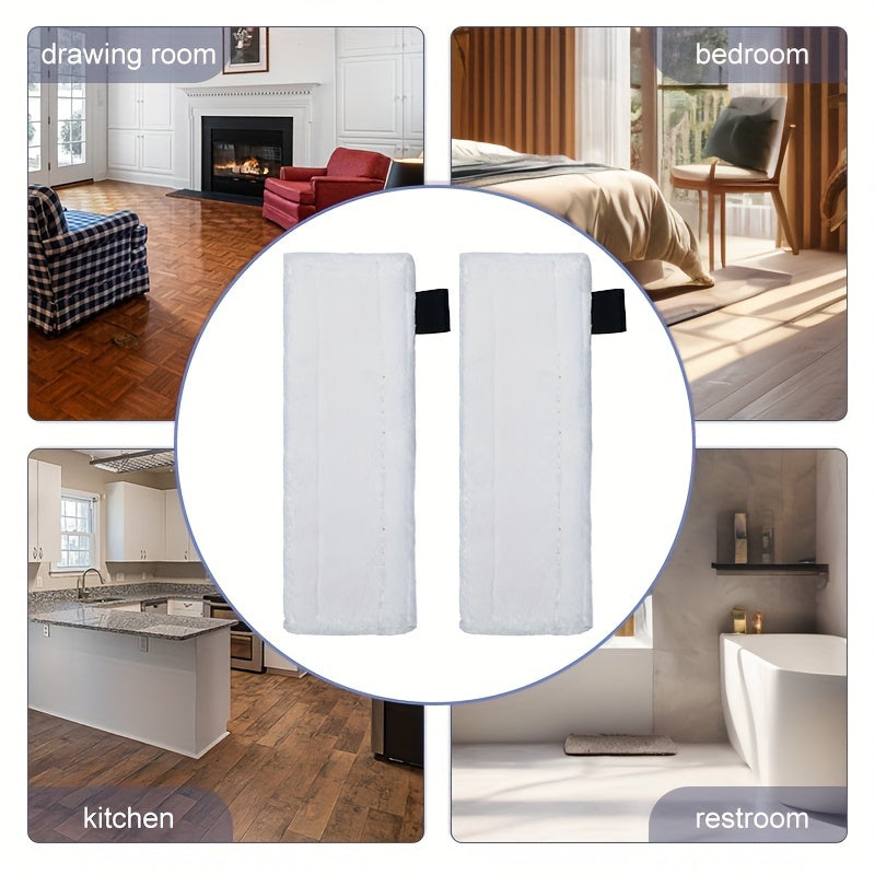 Replacement Mop Pads for Steam Cleaners 2/6/10 Pack, Easy to Clean, High Absorption