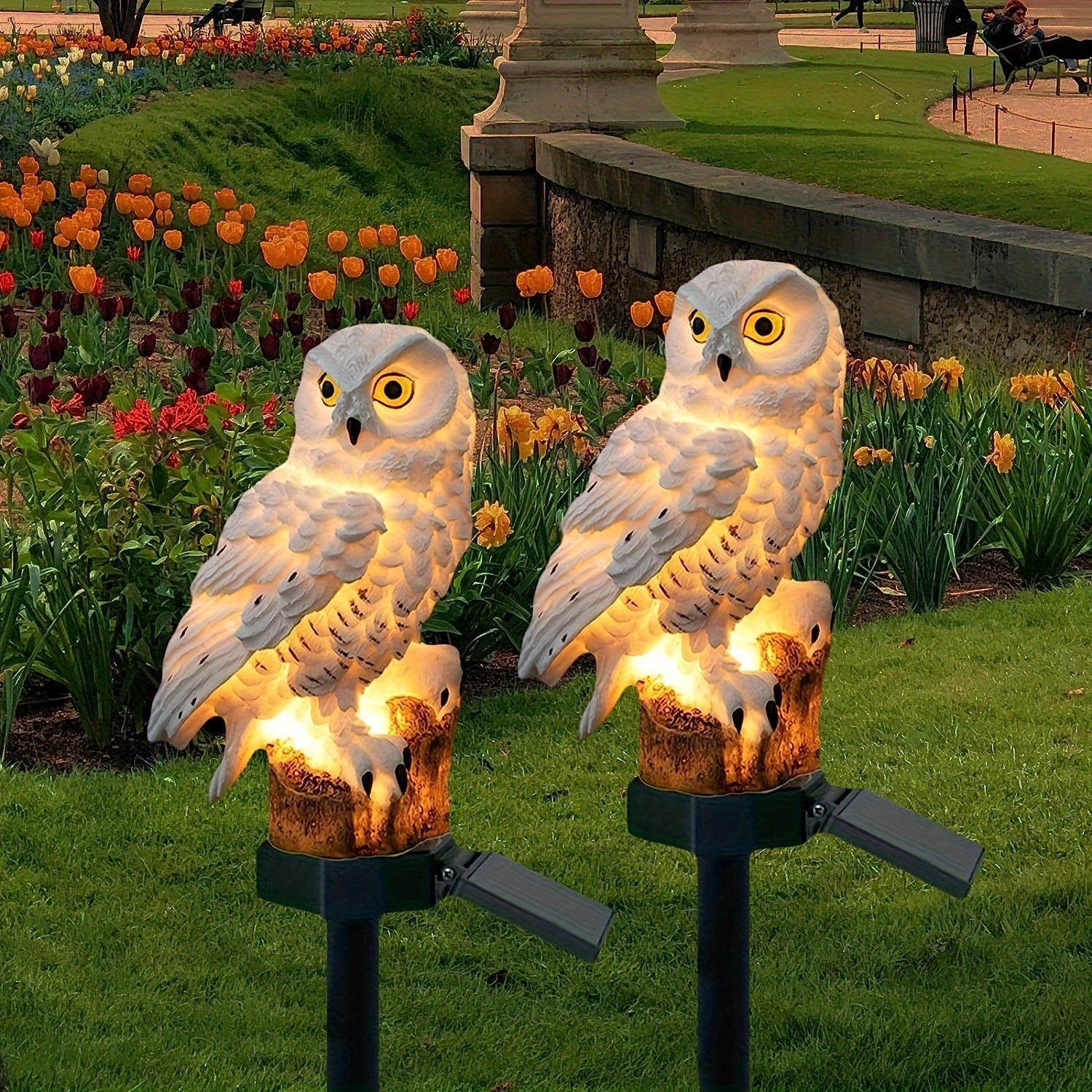 Owl Solar Garden Light LED Outdoor Decoration for Courtyard