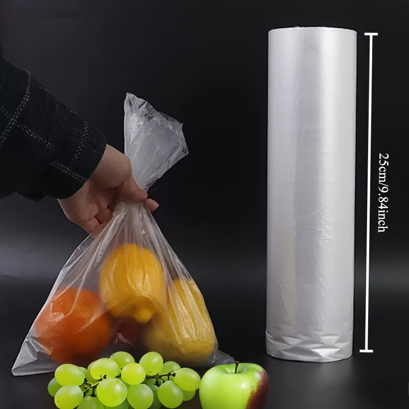Transparent food storage bags with freshness protection for bread fruits vegetables freezer safe PE polyethylene