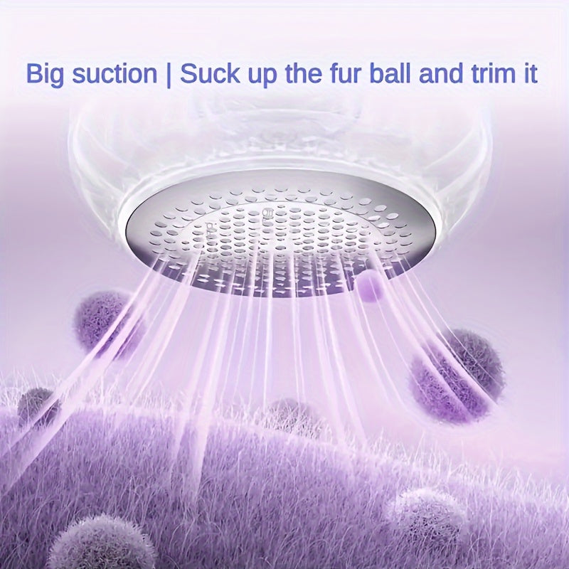 USB Rechargeable Fabric Shaver with LED Display for Removing Lint and Fuzz from Clothes Bedding Furniture and Carpet