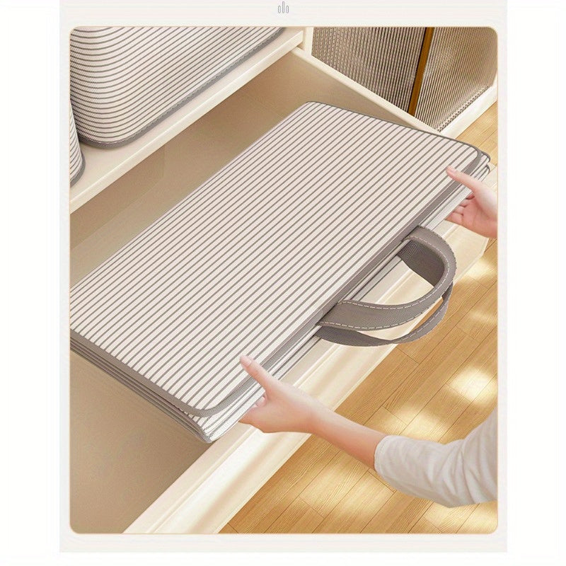 Foldable Storage Bag for Bedding and Clothing Under-Bed Organizer Large Capacity