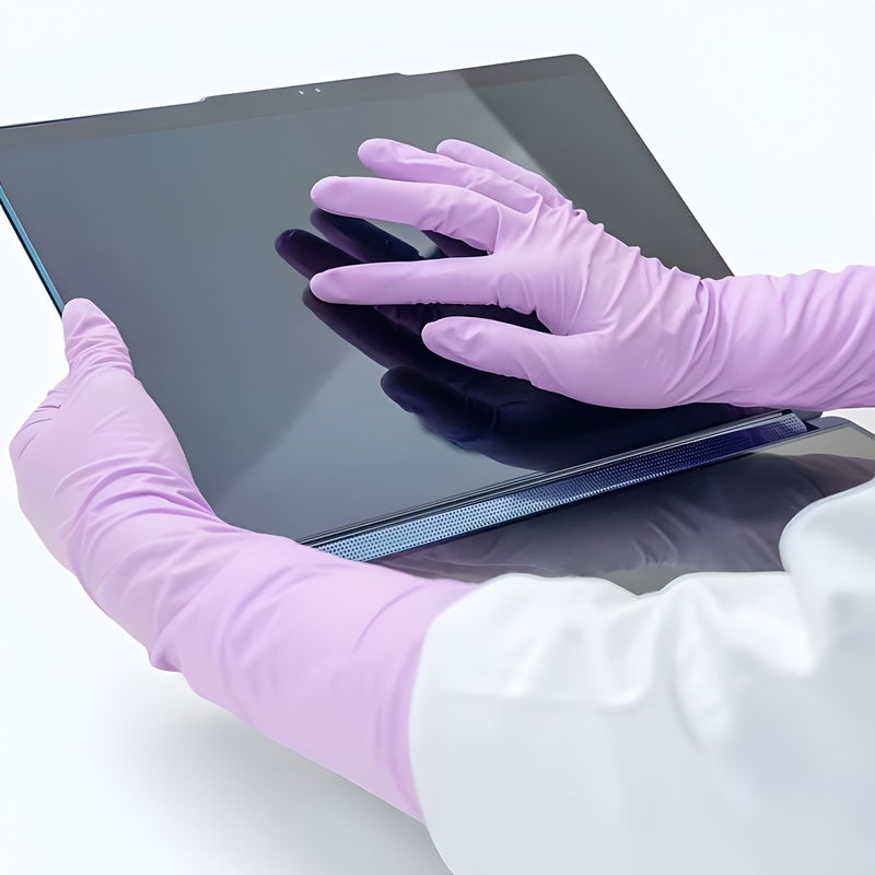 20 Nitrile Cleaning Gloves Waterproof Extra Thick 14-Inch Long Sleeves