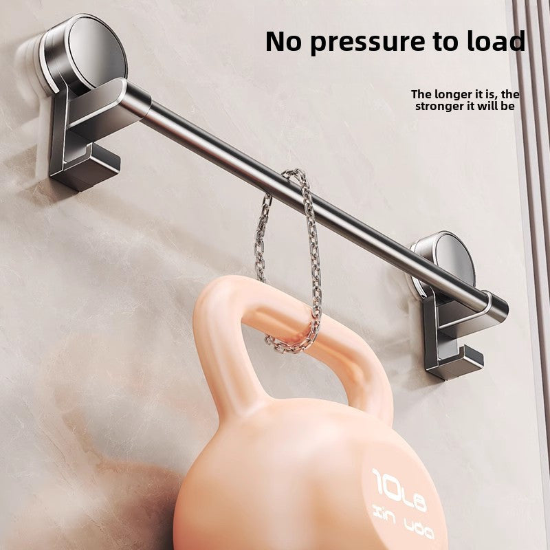 Suction Cup Bathroom Slipper Rack Wall-Mounted Shoe Organizer Drying Holder