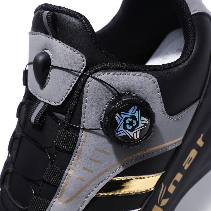 Men's Running Shoes Non-Slip Sneakers with Rotating Buckle Casual Sports