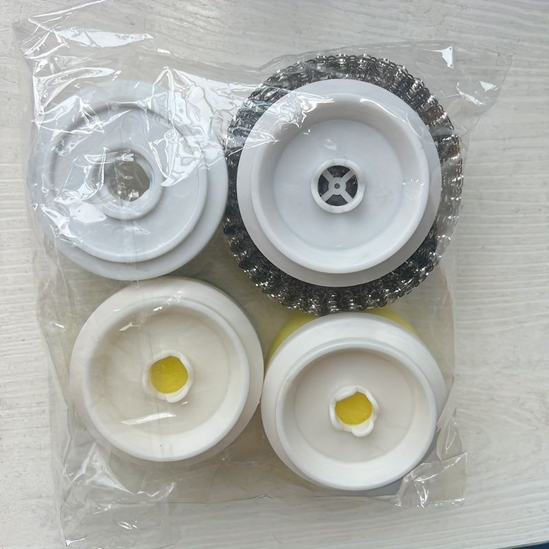 Set of 5 Manual Replacement Brush Heads for Bathroom Kitchen Tile Shower