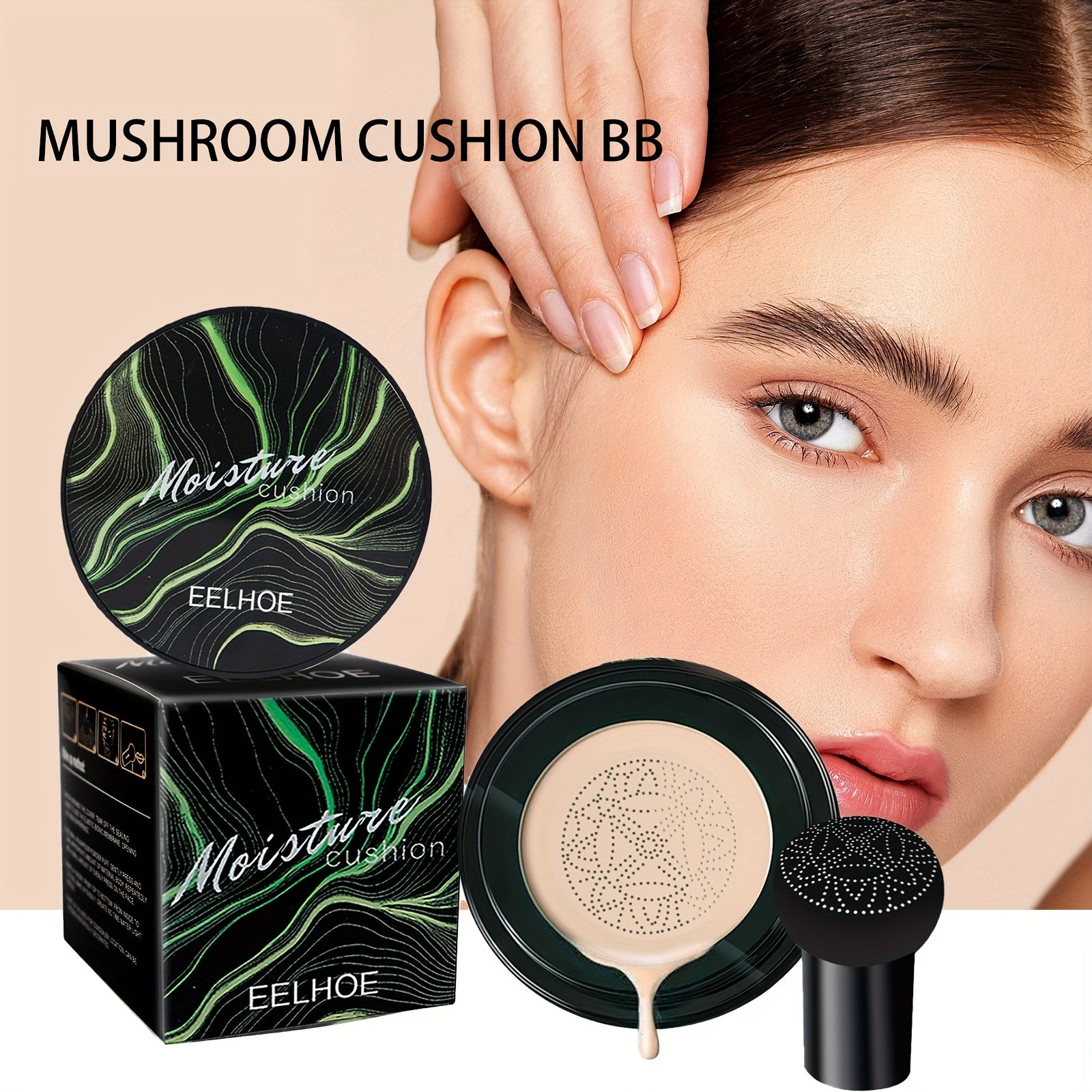 Women Moisturizing BB Cream Liquid Base Concealer Air Cushion Flawless