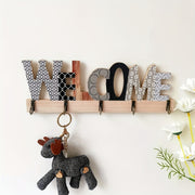 Letter Design Wall Key Holder for Door Hat Bag Housewarming Gift