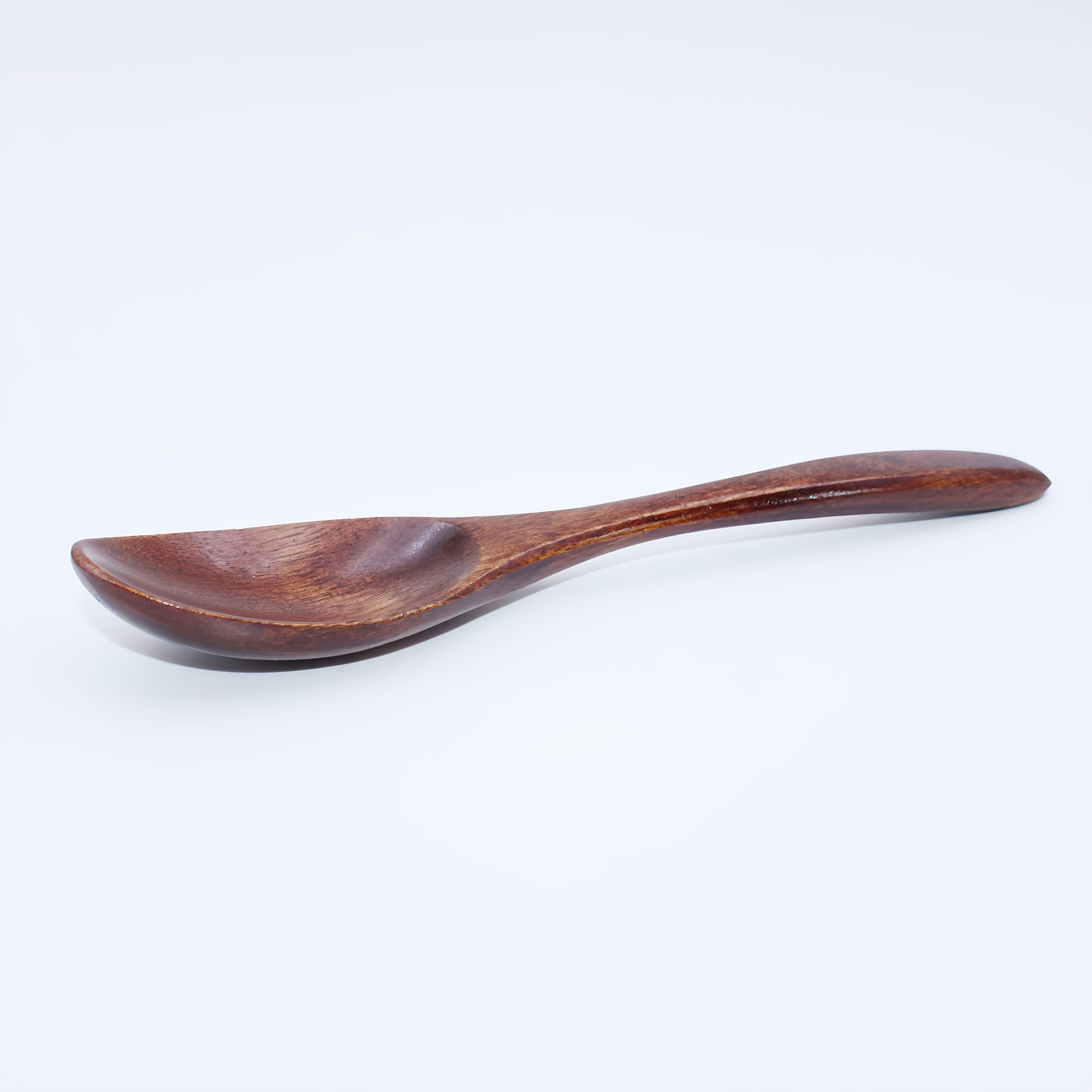 Handcrafted Japanese Solid Wood Spoon for Soup Porridge Coffee Honey and Desserts