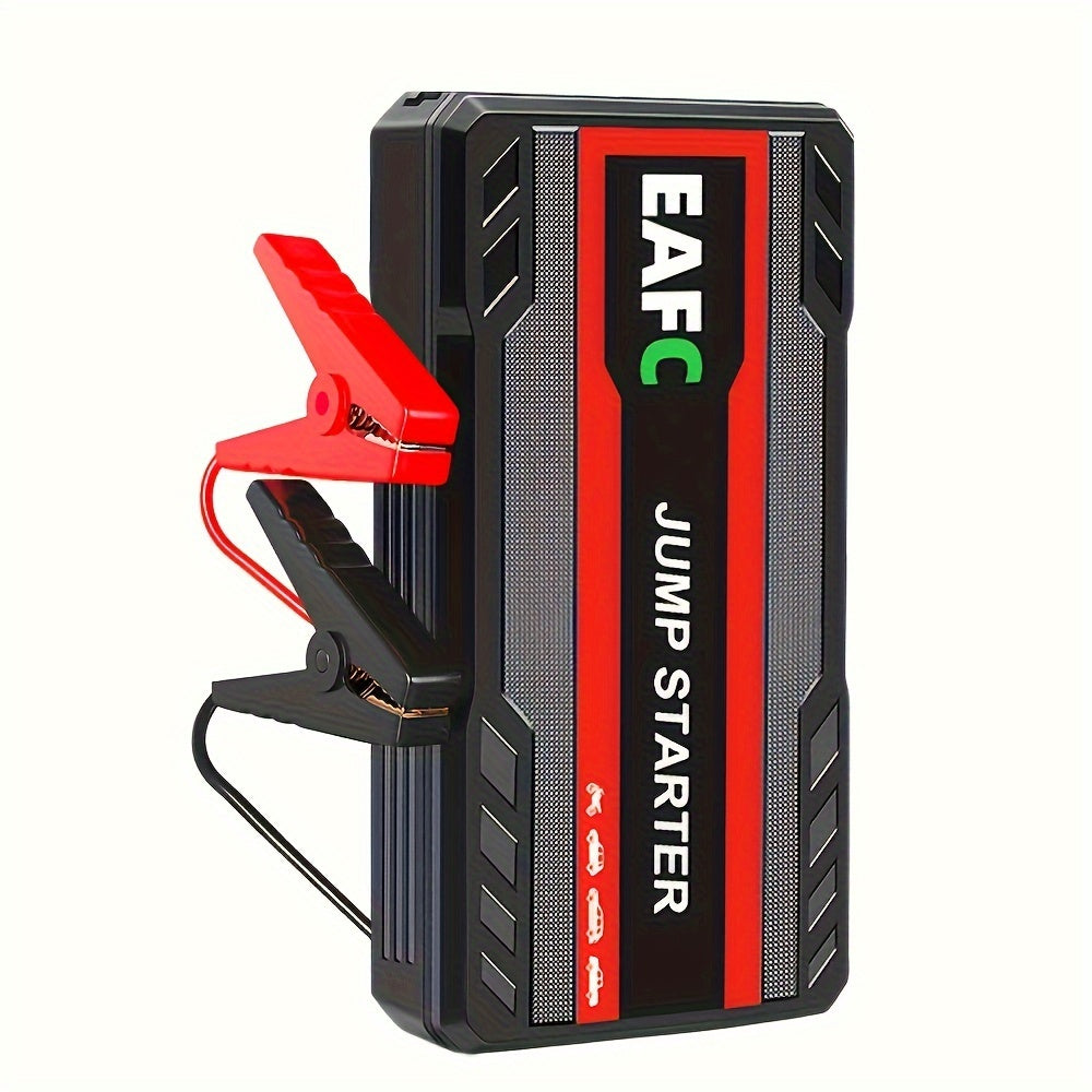 Portable Car Jump Starter with LED Light Supports Gasoline Cars Up to 3.0L