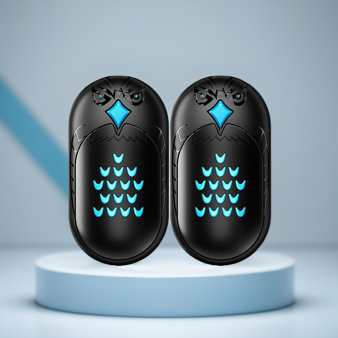 Rechargeable Hand Warmer Portable Pocket Heater Dual-Sided Warmth for Winter Outdoor Camping