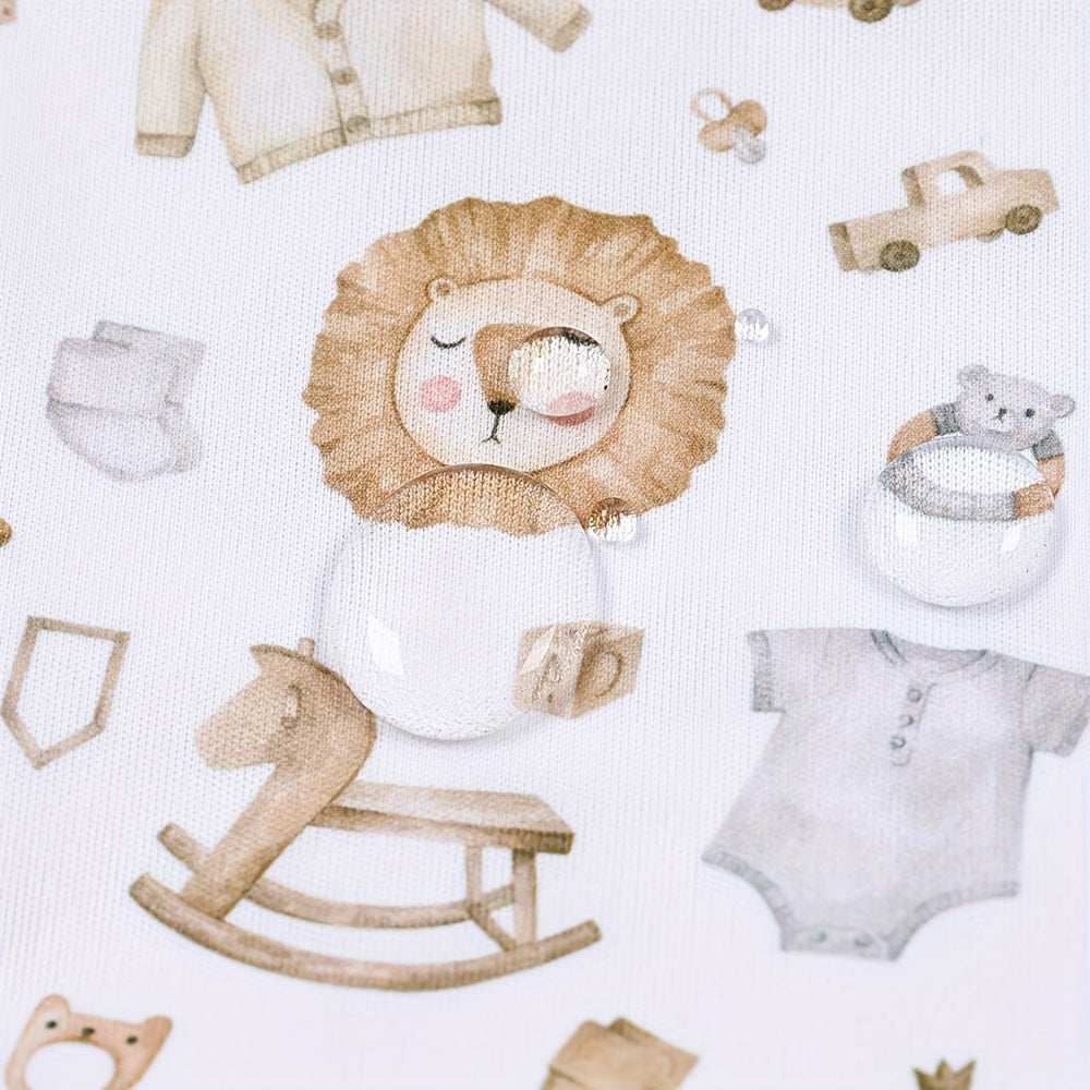 Set of 3 Waterproof Diaper Bags for Travel with Wash Bag and Cute Designs