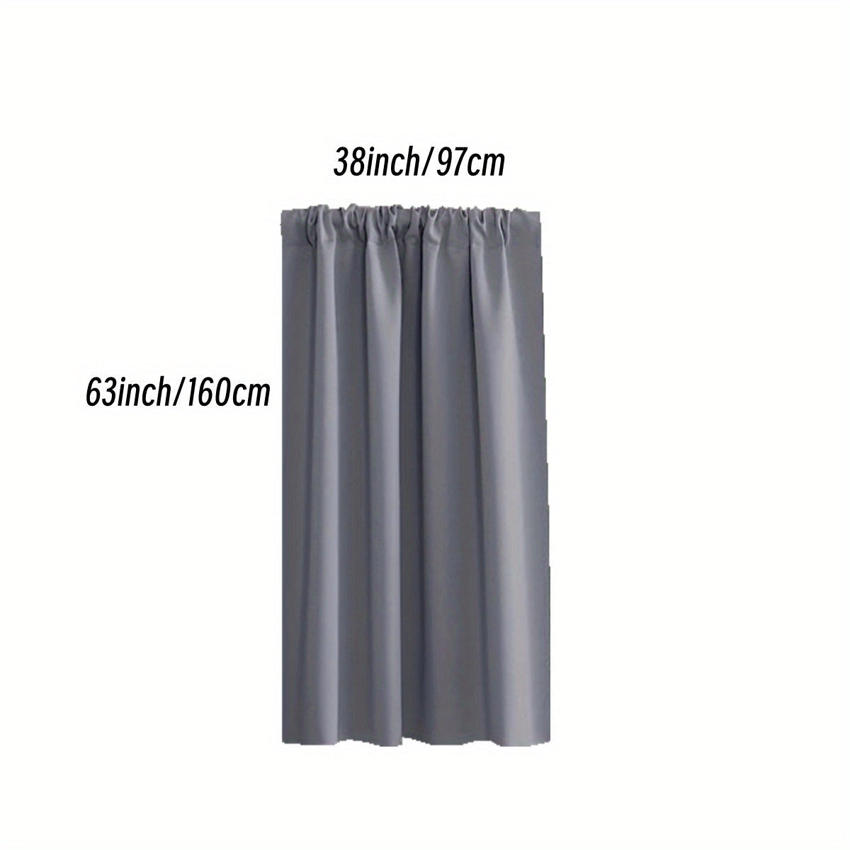 Insulated Blackout Curtains for Bedroom Room Darkening Noise Reduction 1PC