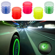 Car Tire Valve Caps Plastic Night Light 4/8/12 Pack for Cars Trucks SUVs Bikes