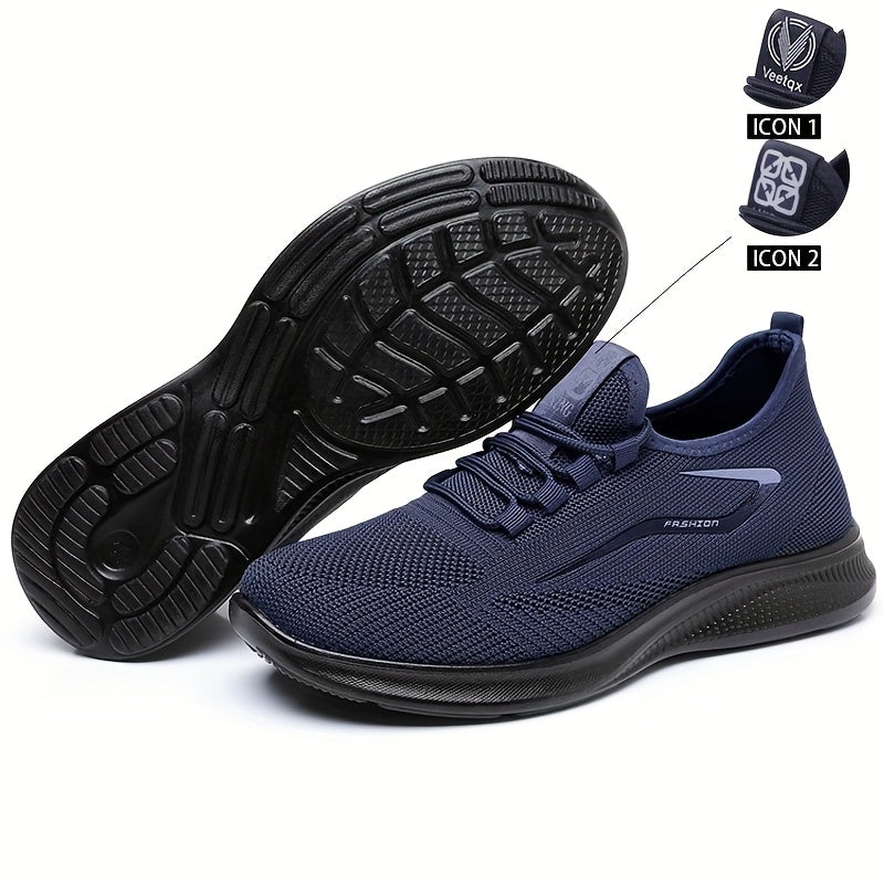 Erkaklar uchun nafas oladigan to'r bilan, bog'ichli, yumshoq mato ustki qismi, dumaloq barmoq, engil dizayn. Bahor/yoz norasmiy kiyimlari va qulay poyabzal uchun ideal.