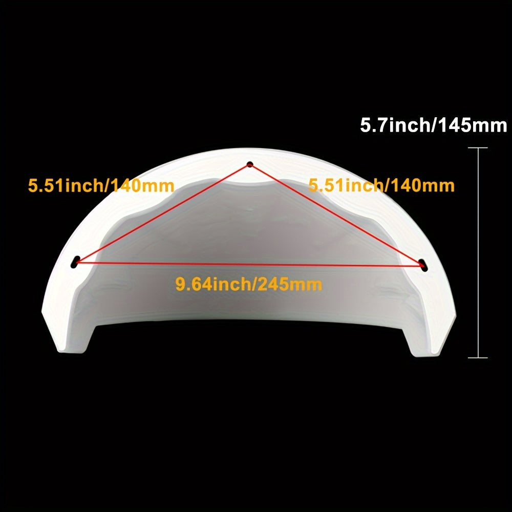 Waterproof Outdoor Security Camera Cover White Universal Sun Rain Shield