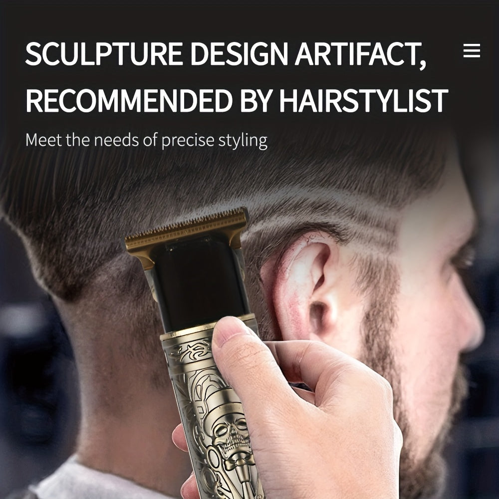 Men's Electric Shaver Wet Dry USB Rechargeable LCD Display Portable Attachments