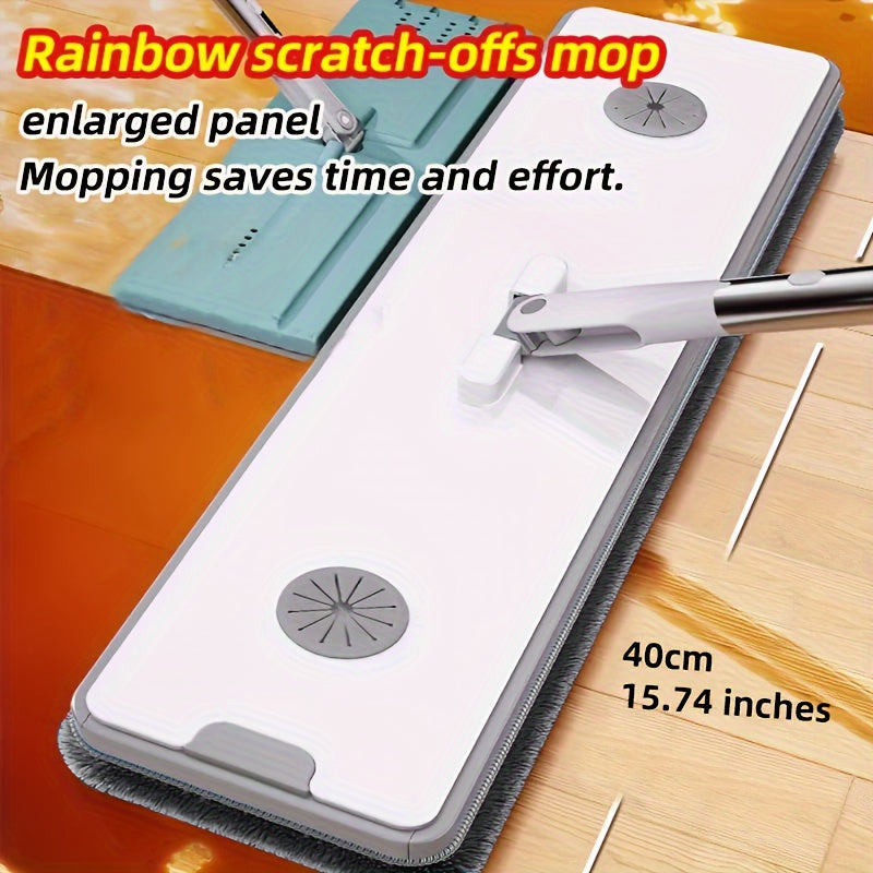 Mopa plana lavable Rainbow con cubeta, herramienta todo en uno para limpieza húmeda y seca

Source:
Rainbow Washable Flat Mop with Bucket, All-in-One Wet and Dry Cleaning Tool