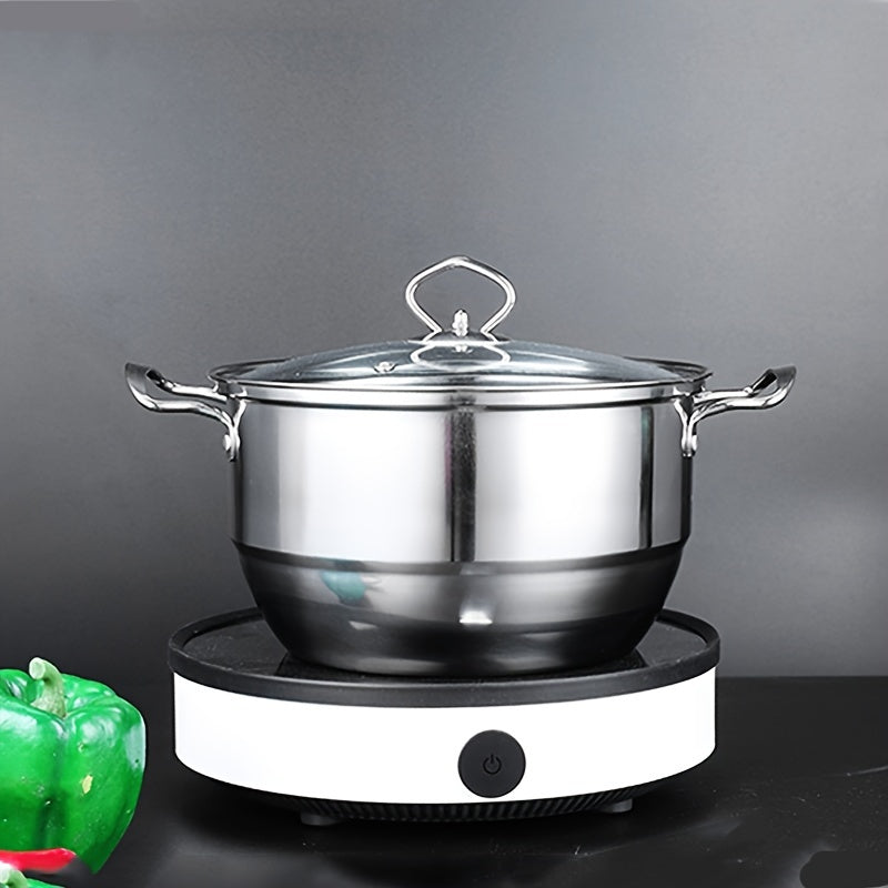 9-Piece Stainless Steel Kitchen Cookware Set Pots Pans Utensils