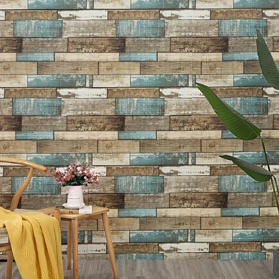 10pcs 70cmX77cm 3D Brick Wall Panels Self-Adhesive Waterproof for Home Decor