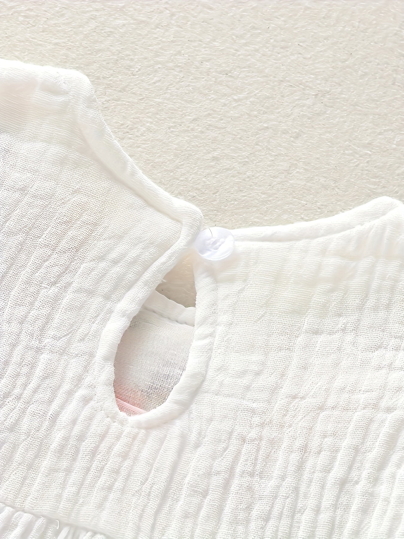 Baby Girl Cotton Dress with Ethnic Embroidery Ruffle Sleeveless Summer