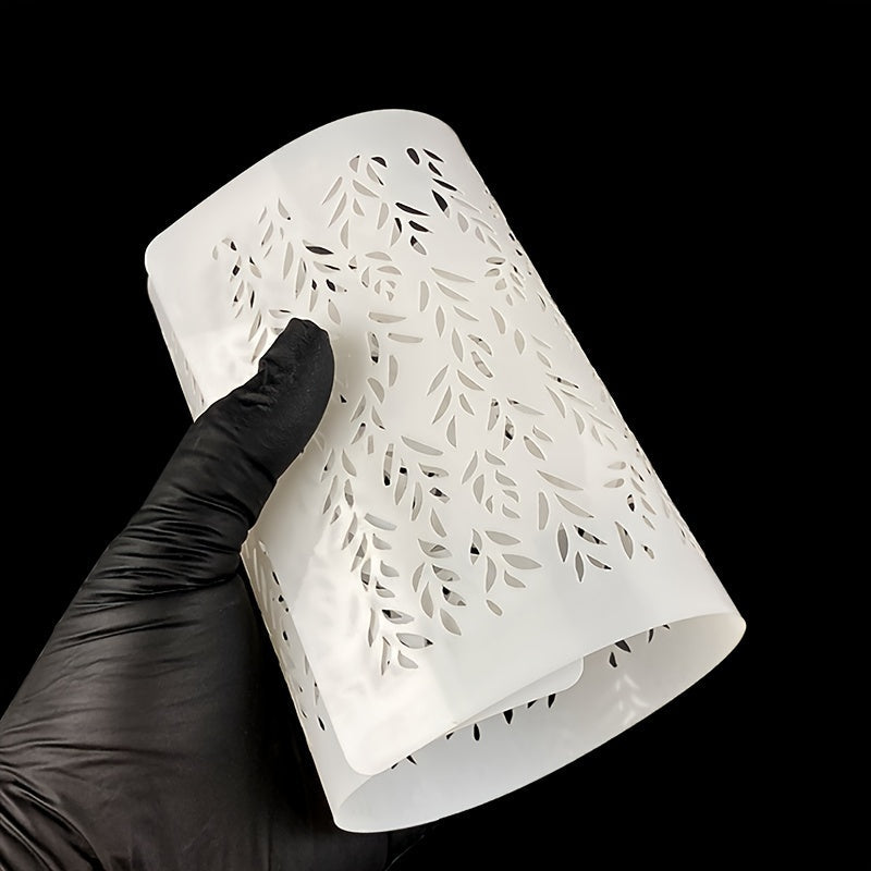 Willow Leaf Cake Stencil Food-Grade PET Wedding Party Fondant Template