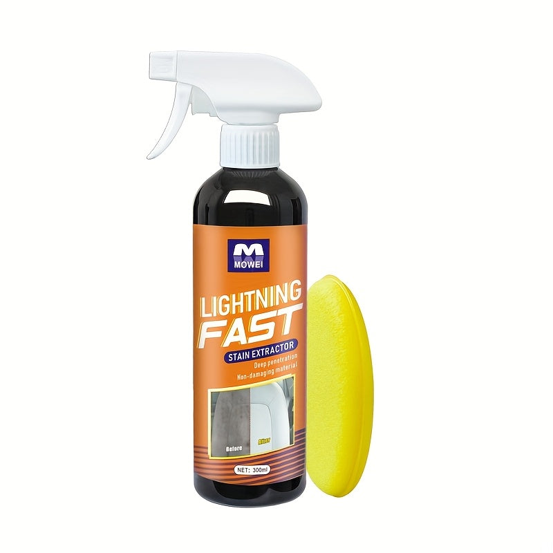 Car Interior Cleaner - Deep Cleaning Stain Remover for Leather Fabric Vinyl 300ml