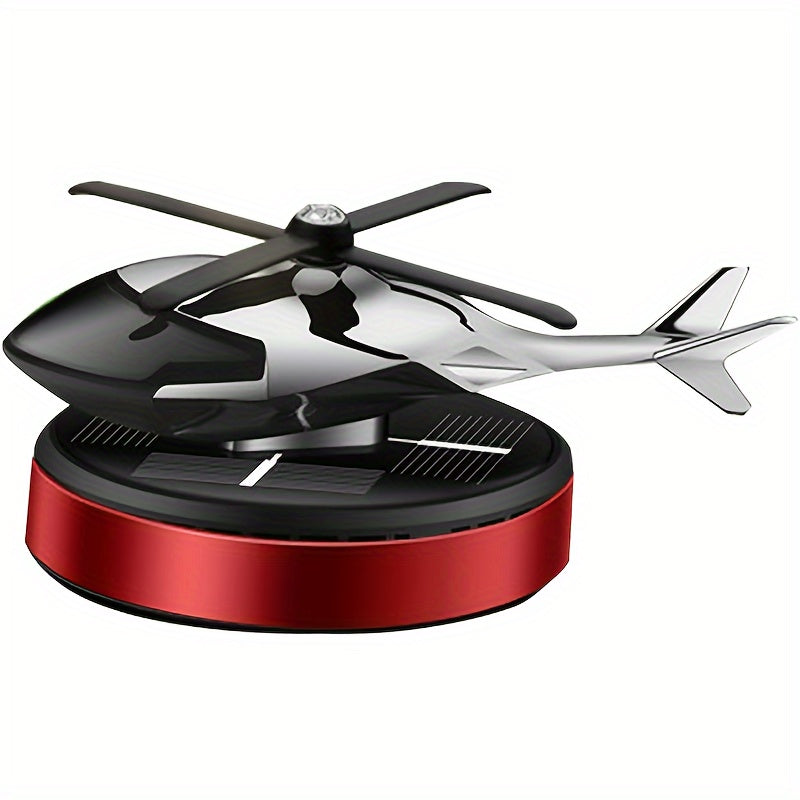 Solar Car Air Freshener Helicopter Model Solar Air Purifier Fragrance Diffuser