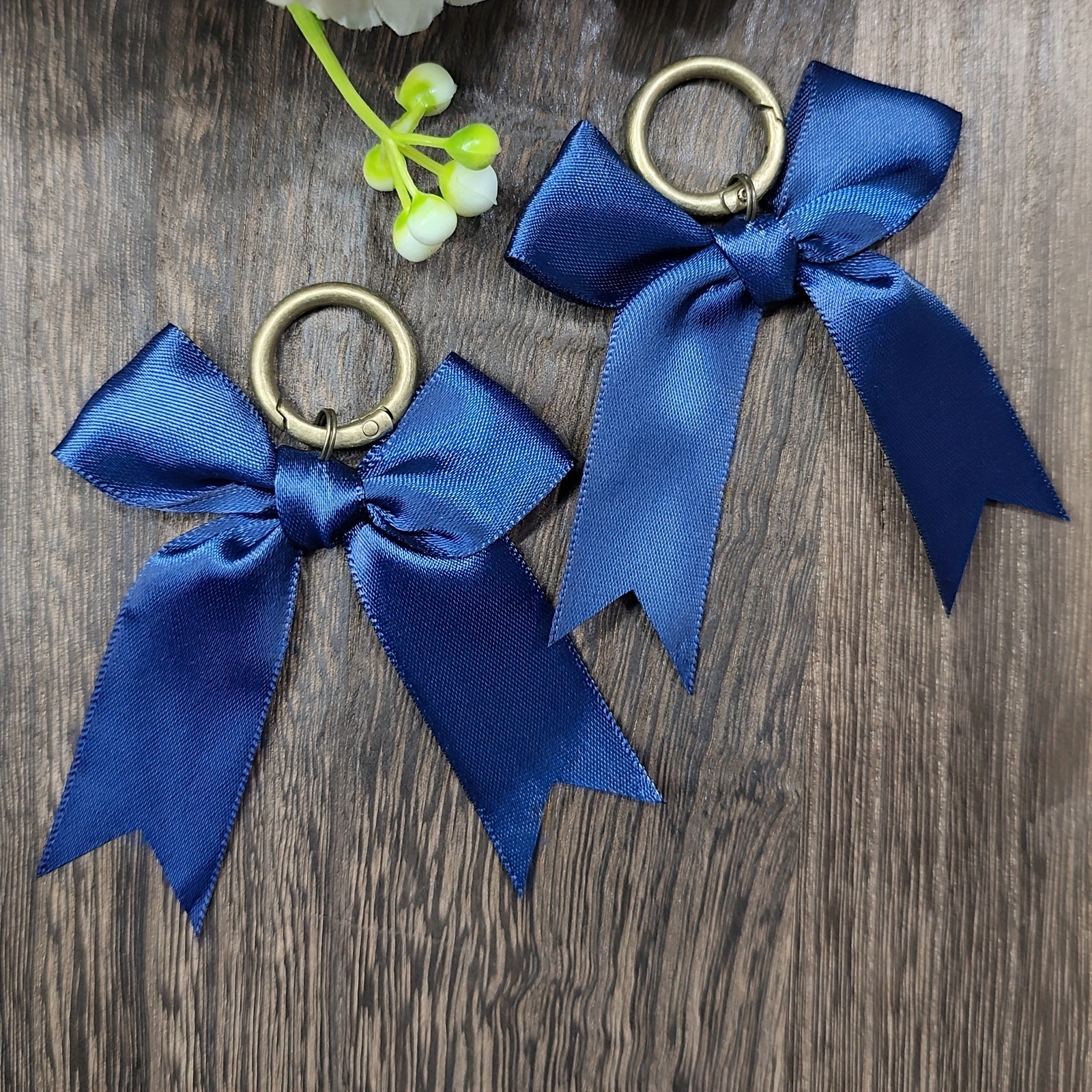 2PCS Satin Bow Boot Charms Zinc Alloy Shoe Decorations for Valentine Mardi Gras