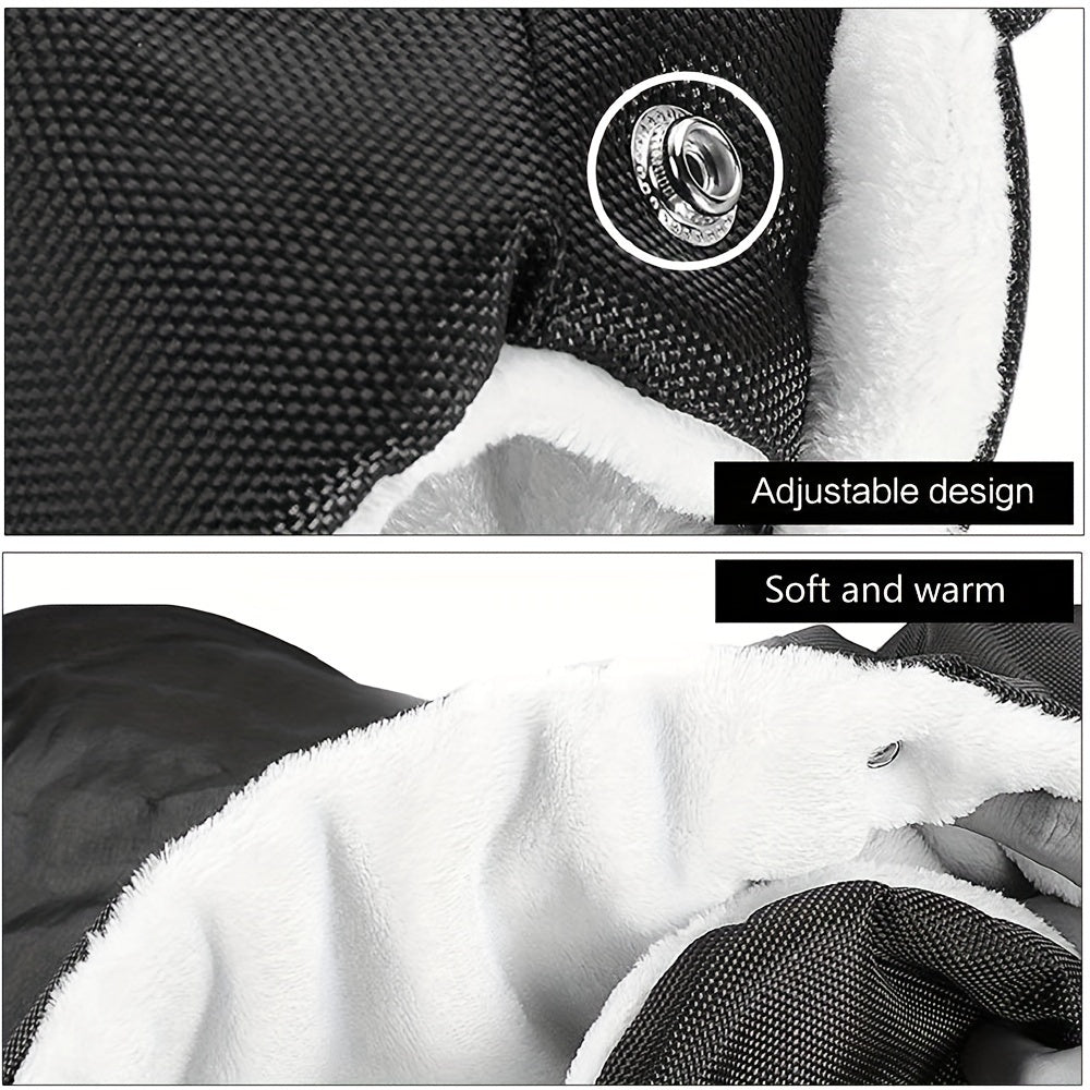 Winter Stroller Gloves Extra Thick Insulated Windproof Hand Muffs for Pushchairs and Car Seats