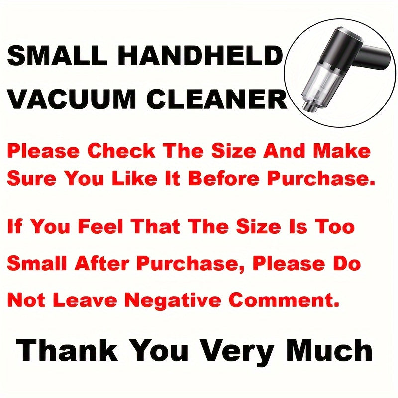 Portable Car and Home Vacuum Cleaner Dual Battery High Suction Large Capacity