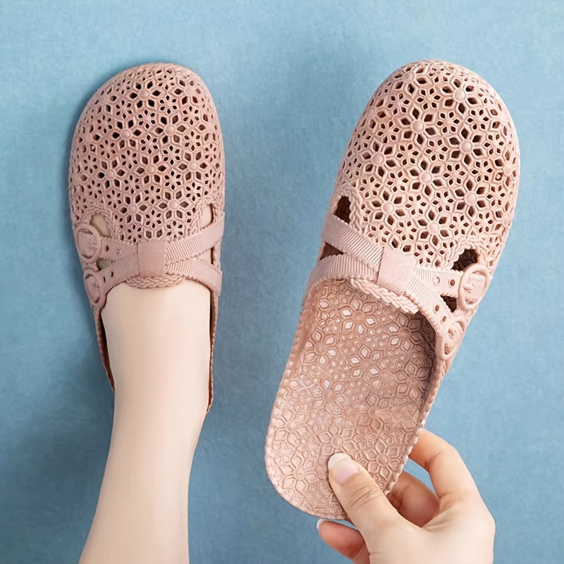 Women's Breathable Slippers Indoor Outdoor Comfortable Bathroom Shoes