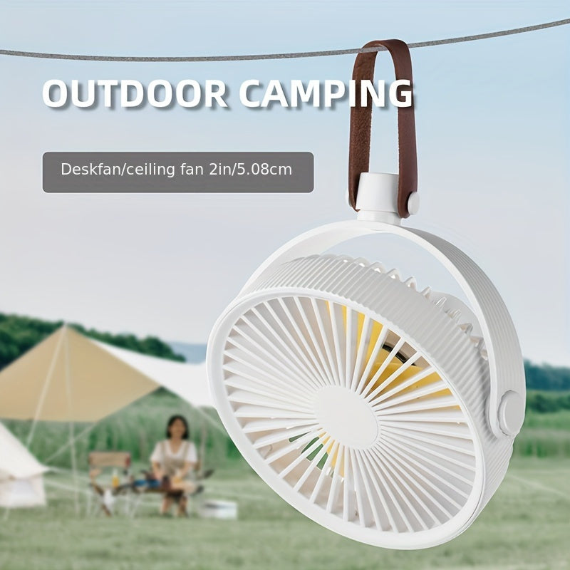 Portable Tripod Table Fan USB Desk Fan High Velocity Durable ABS Compact