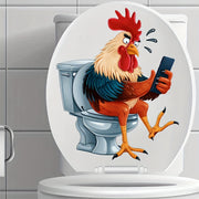 Rooster Wall Stickers for Home Decoration Water Tank Toilet Seat Water Tank Decor