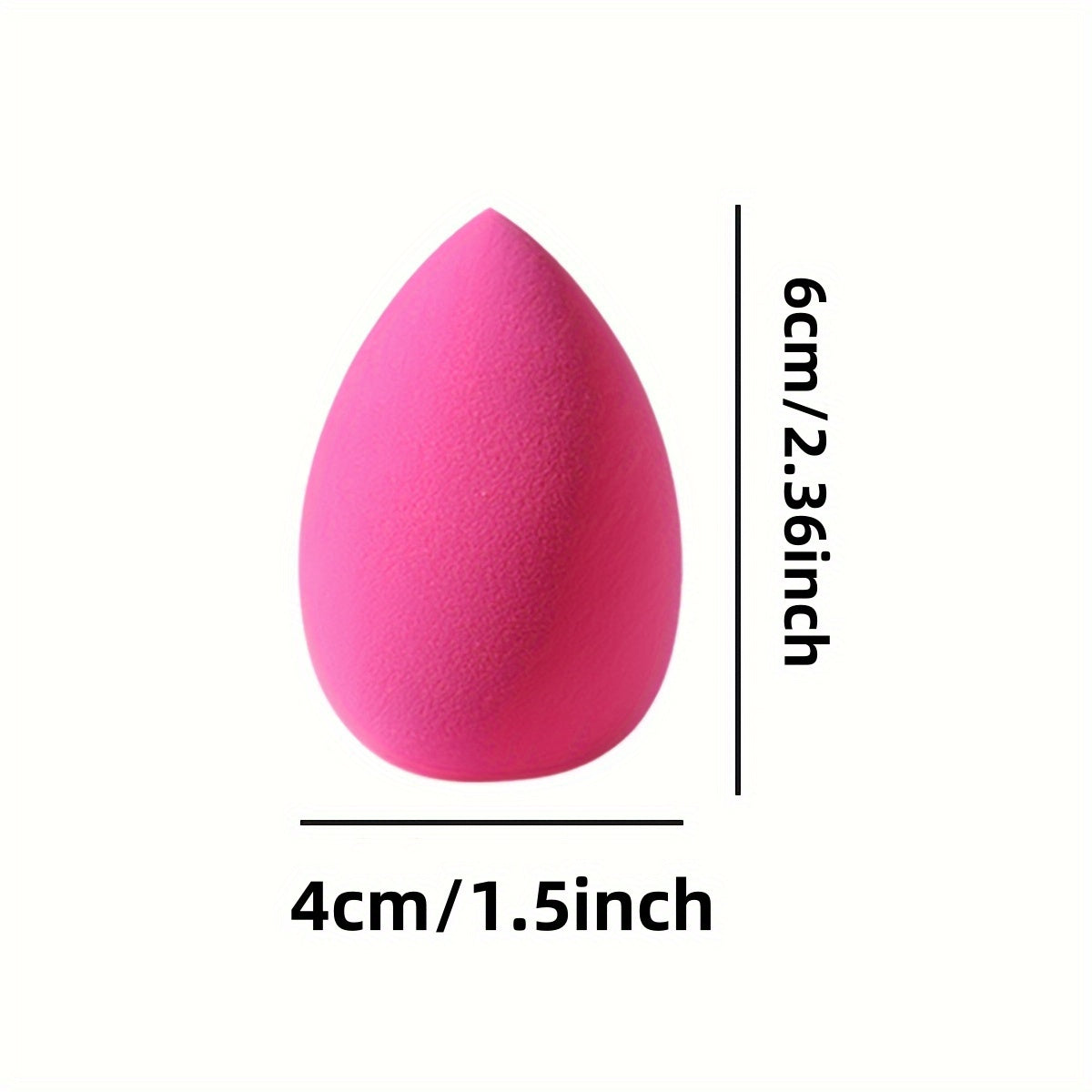 2 Pcs Latex-Free Makeup Sponges Egg Blending Puffs for Liquid and Foundation