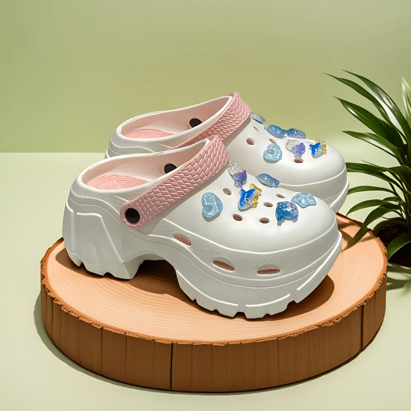 Women Casual Shoes Fish Charm EVA Thick Sole Beach Summer Footwear