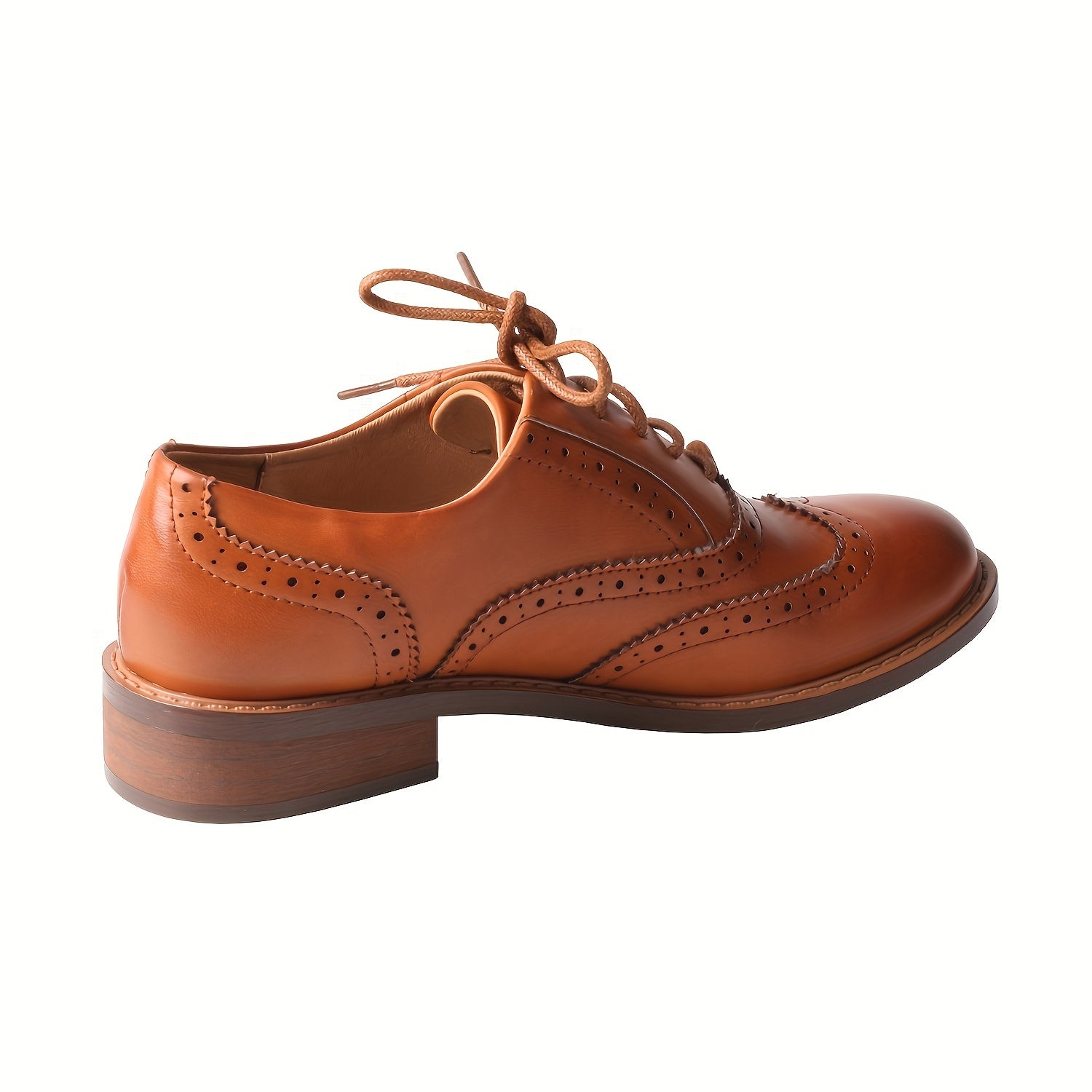 Women's Retro Lace Oxford Shoes Microfiber Cover TPU Sole Comfortable