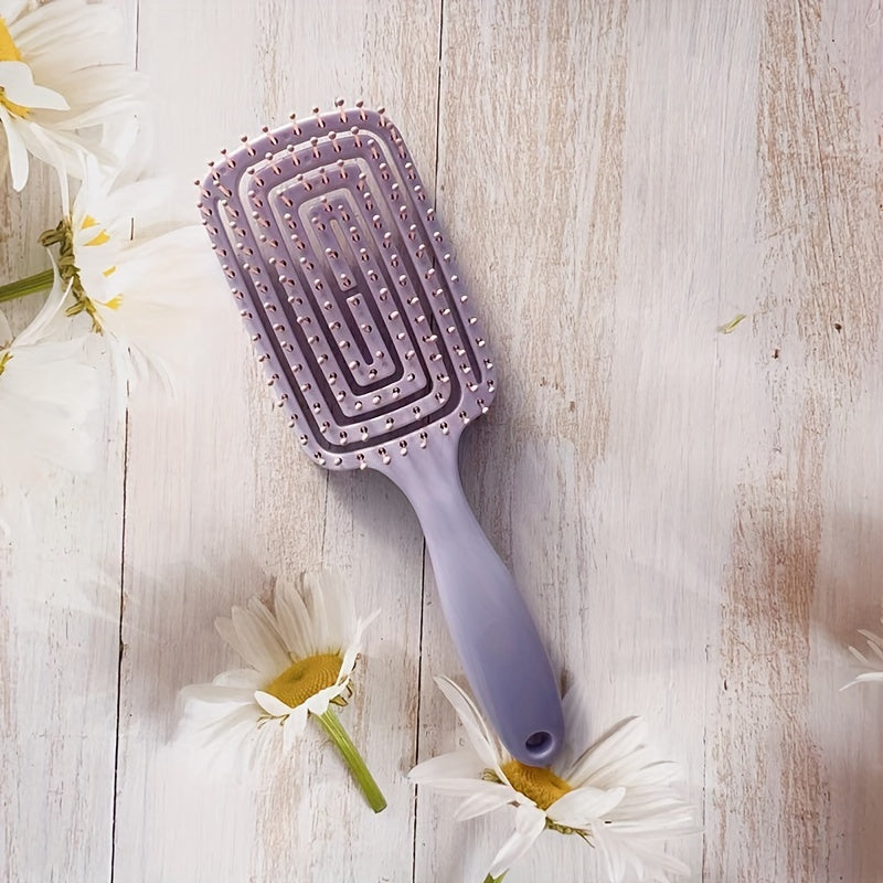 Peine antistático para cabello unisex, desenredante, de peinado, para cabello esponjoso