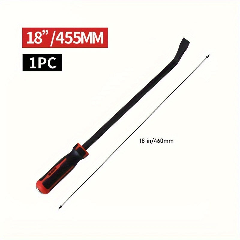 Car Tire Repair Pry Bar Set Non-Slip Handle Impact Cap Crowbar