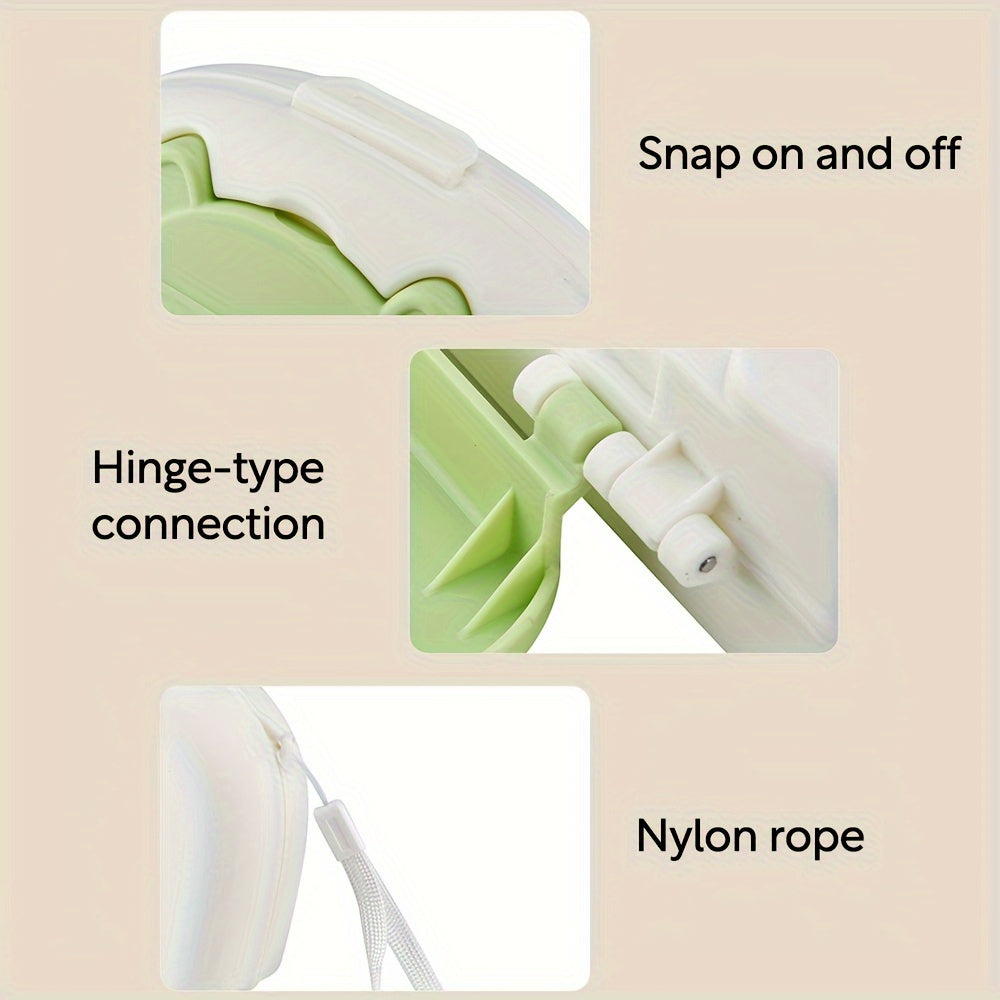 Set de cepillos de silicona 3 en 1 con limpiador de chupetes y caja de almacenamiento